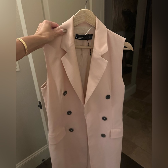 NEW ZARA long vest coat - Picture 1 of 6